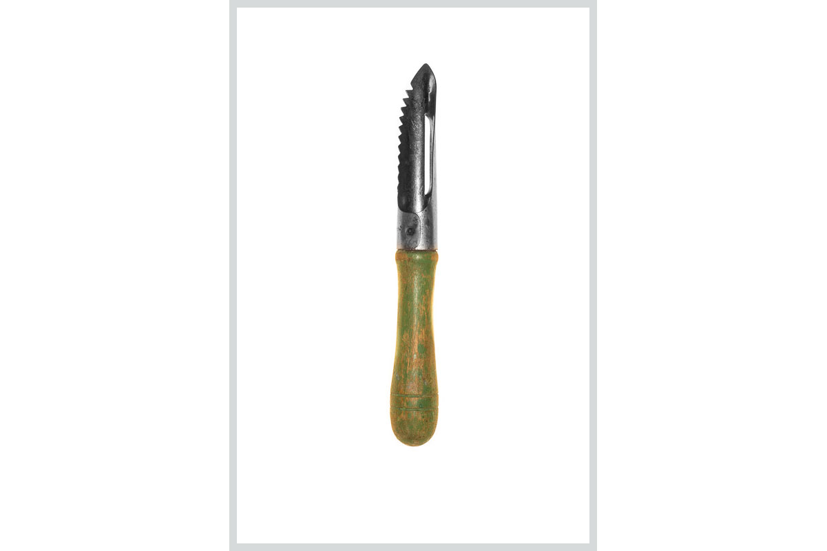 Green Handle Peeler/Corer picture