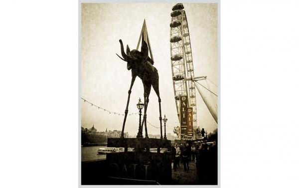 London Eye and Dali picture