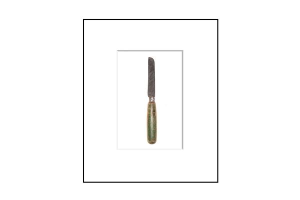 Green Handle Knife