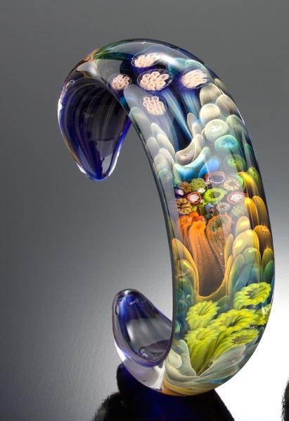 Tide Pool Glass Cuff Bracelet picture