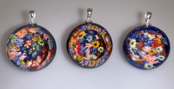 Flower Garden Vortex Marble Pendant picture