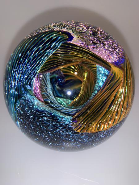 Gold, Silver, Dichroic Vortex Orb picture