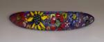 Flower Garden Glass Barrette