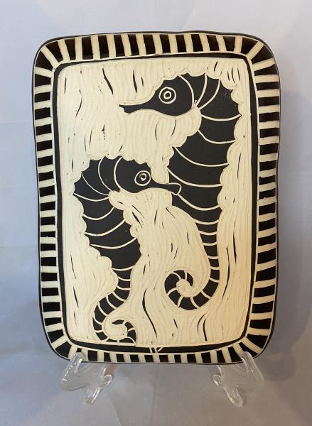 Seahorse Rectangle Platter picture