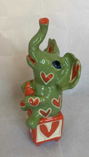 Little Elephant Love Sculpture picture