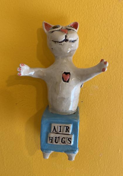 Air Hugs Cat Sculpture picture