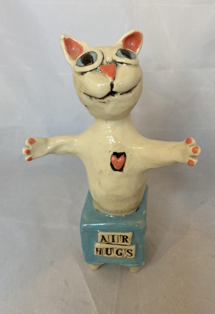 Air Hugs Cat Sculpture picture