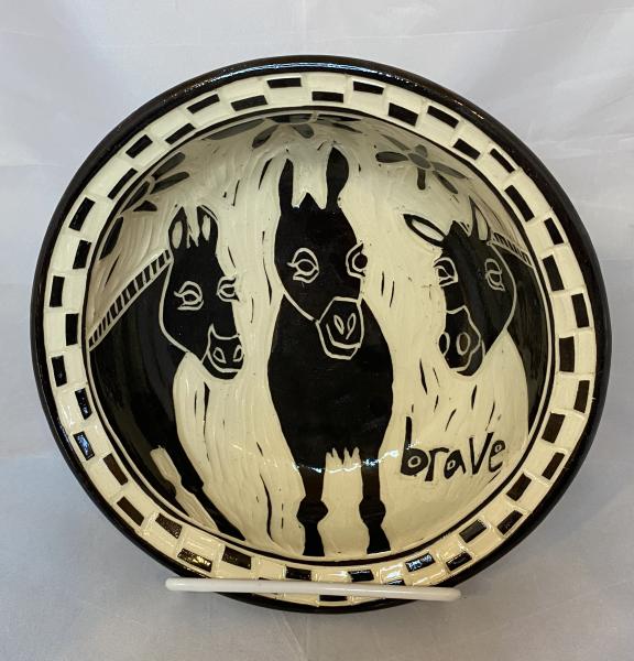 Donkey and Daisy Bowl