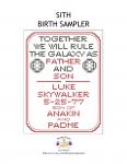 Star Wars Sith Baby Sampler