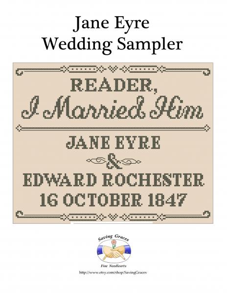 Jane Eyre Wedding Sampler