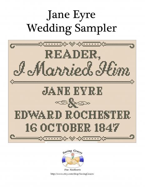 Jane Eyre Wedding Sampler picture