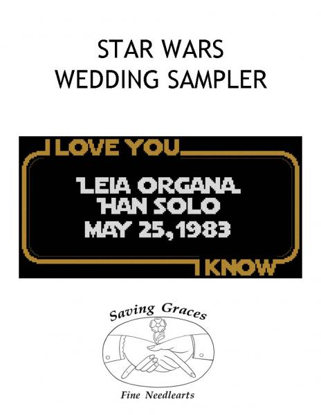 Star Wars Wedding Sampler picture