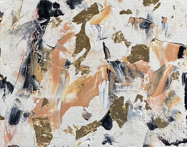 Abstract Triptych picture