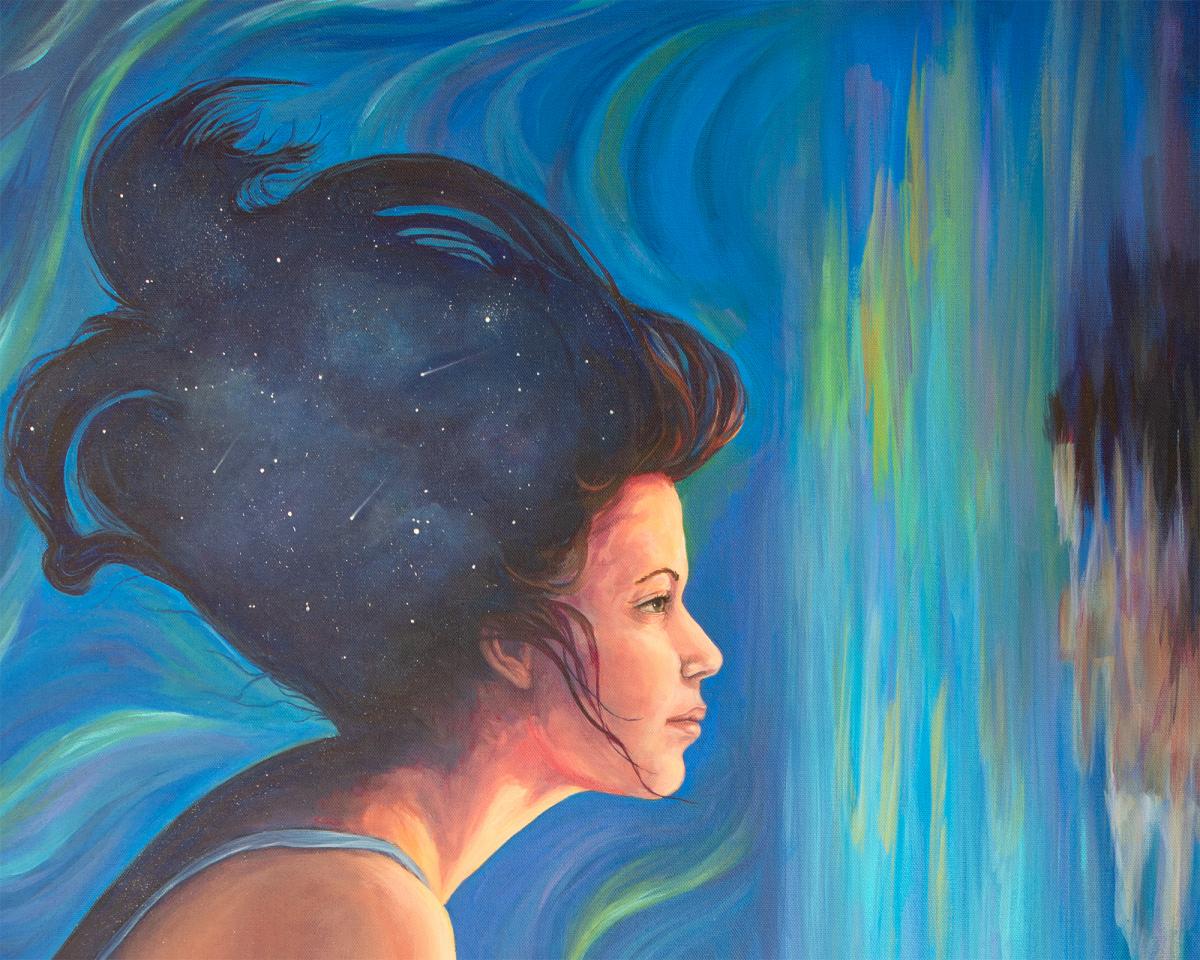 "The Veil" Crossing Over - Art by Sylvia Aldebol picture