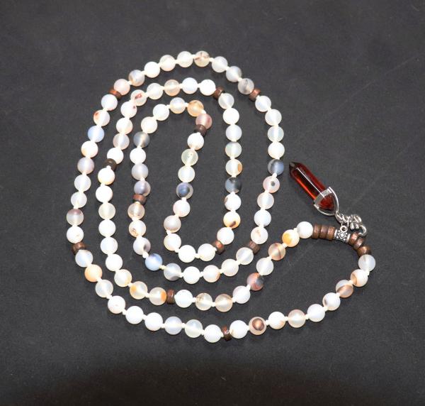 Montana Agate Mala Necklace