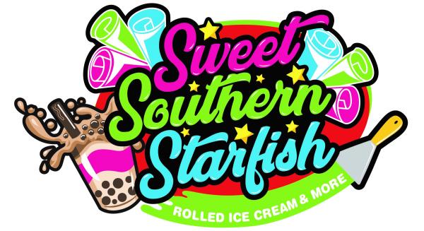 Sweet Southern Starfish Rolled Ice Cream