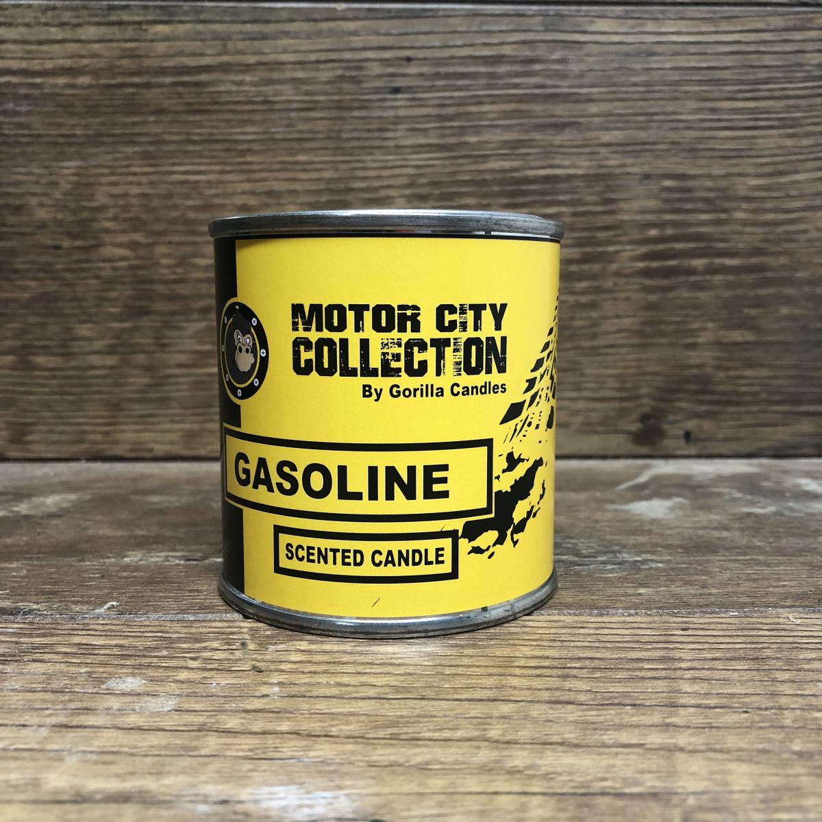 New Car Leather Interior - Car Guy Themed Candles - Motor City Candles, 8 ounce Soy Wax Paint Can Candle, Leather, picture