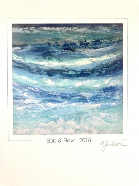 "Ebb & Flow" hand-signed print
