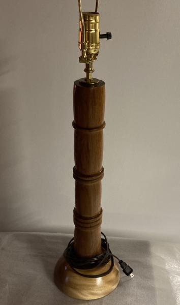 Cocobolo table lamp