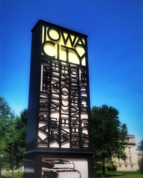 Iowa City Sign