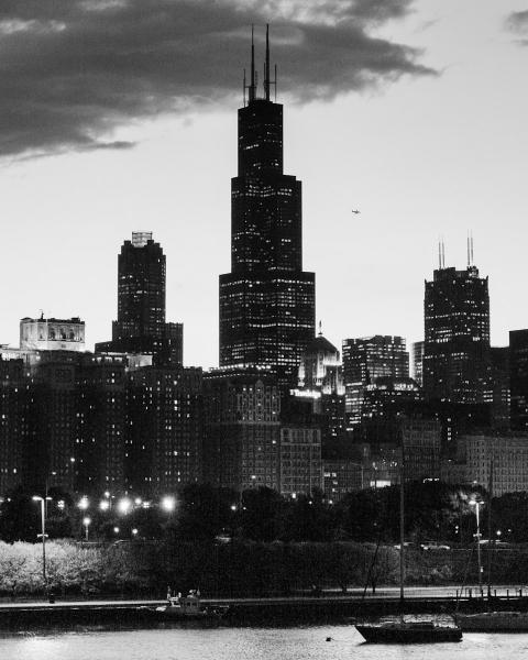 Willis Tower BW picture