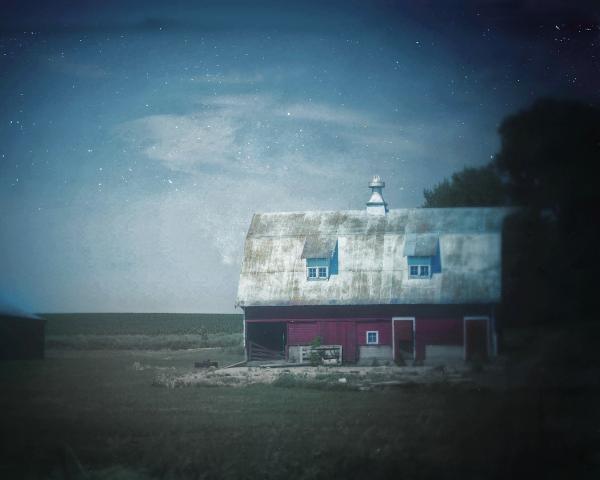 Starry Red Barn picture