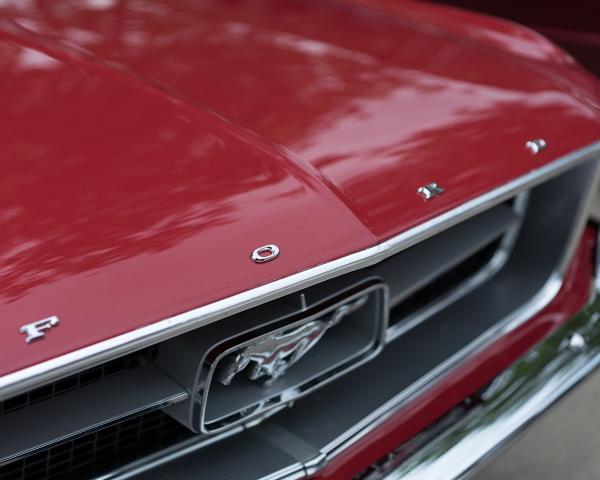 Red Ford Mustang