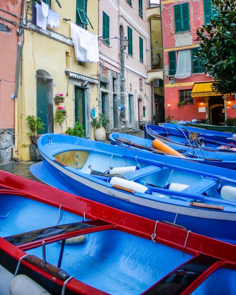 Boats in Blue