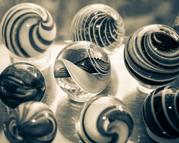 Marbles in BW