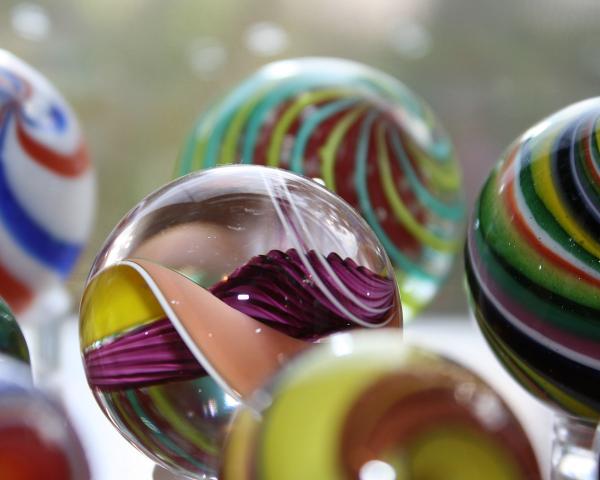 Worlds of Color in Glass Marbles picture