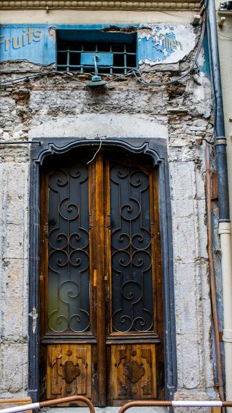 Blue Fruits Door picture