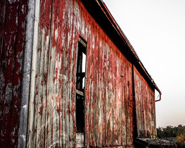Red Rustic Barn
