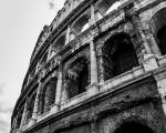 The Coliseum in BW