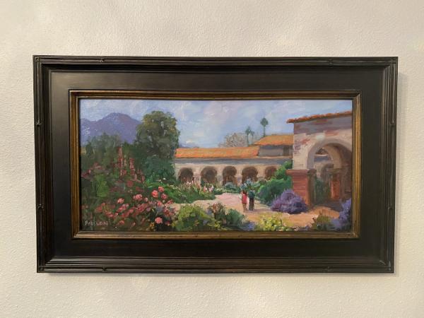 San Juan Capistrano Mission 12x24 Oil picture