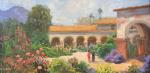 San Juan Capistrano Mission 12x24 Oil