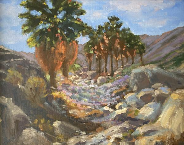 Palm Canyon 16x20 Oil picture