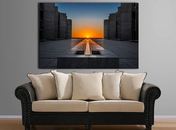 Salk Autumnal Equinox Sunset - Metal Print picture