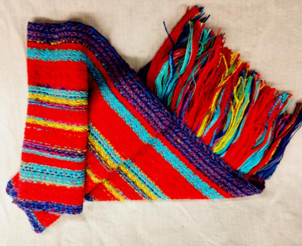 Wider Scarves- Fiesta Red Scarf picture