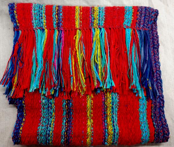 Wider Scarves- Fiesta Red Scarf picture