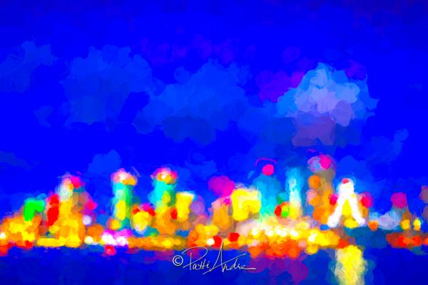 San Diego Skyline at Night © Patti Andre picture