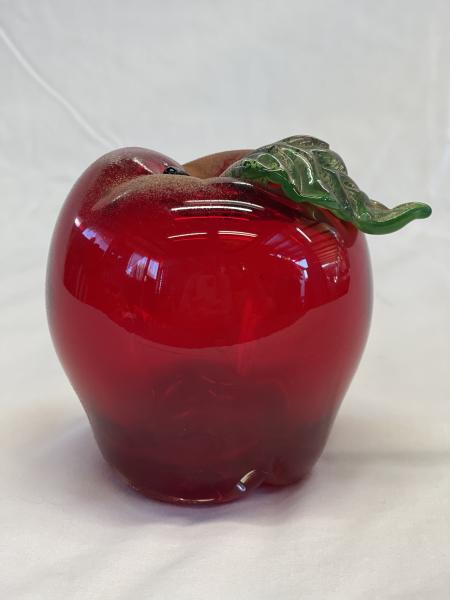 Red Apple Handblown Glass picture