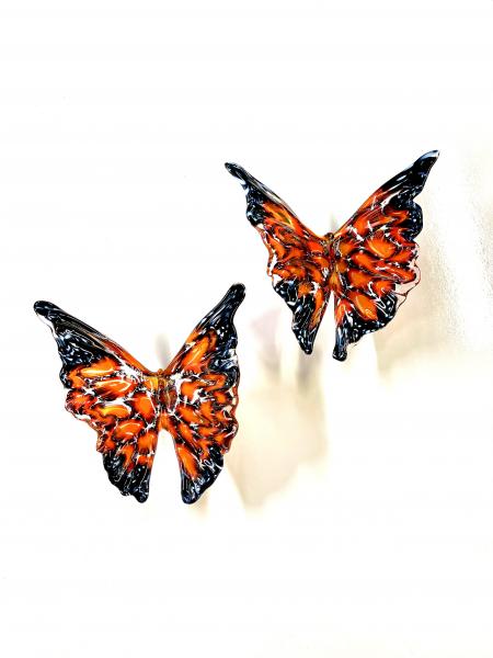 Monarch Butterfly glass wall sculpture picture