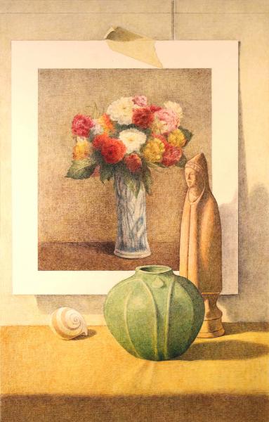 Green Vase with LaTour