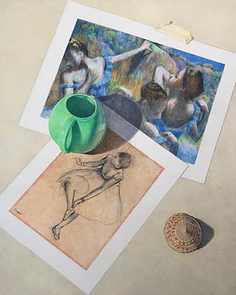Vase and Shell with Degas