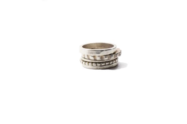 Sterling SilverRomantoc Stack Rings (5)