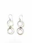 Sterling Double Double Drop Earrings