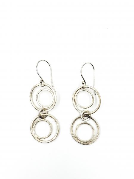 Sterling Double Double Drop Earrings picture