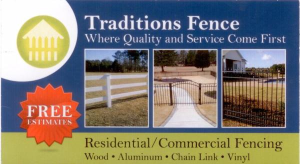 Traditions Fence