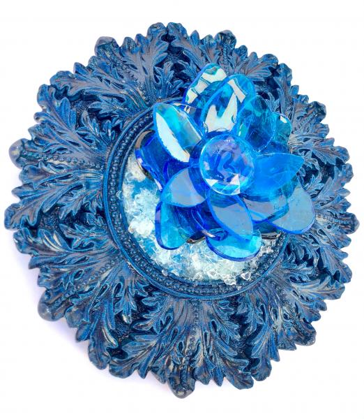 3D Blue Flower picture