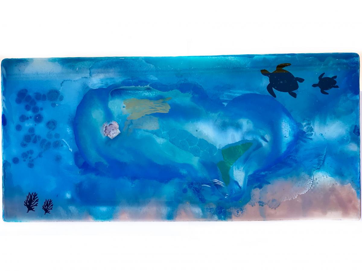 3-View Mermaid Bottle Storage picture